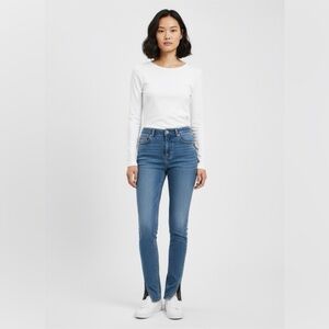 Zara Women's Skinny Jeans in Classic Blue